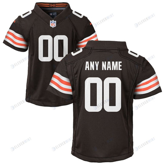 Cleveland Browns Custom YOUTH Game Jersey - Brown