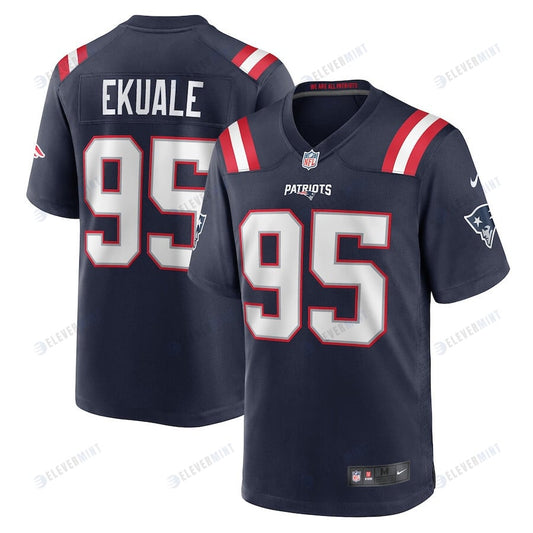 Daniel Ekuale New England Patriots Game Player Jersey - Navy