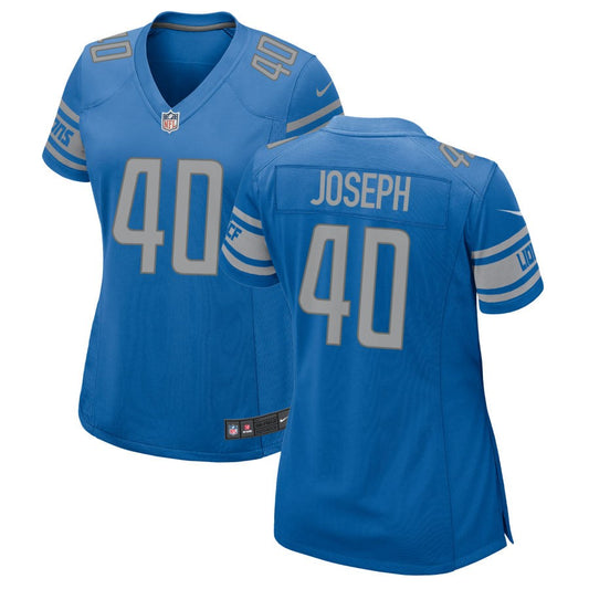 Brandon Joseph Detroit Lions Nike Women's Game Jersey - Blue