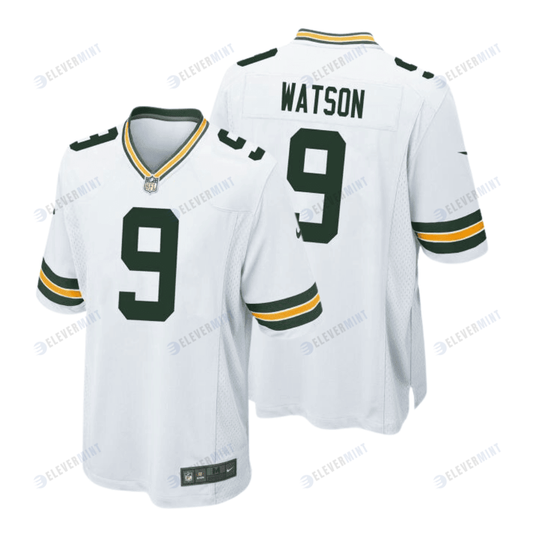 Christian Watson 9 Green Bay Packers Men Away Game Jersey - White