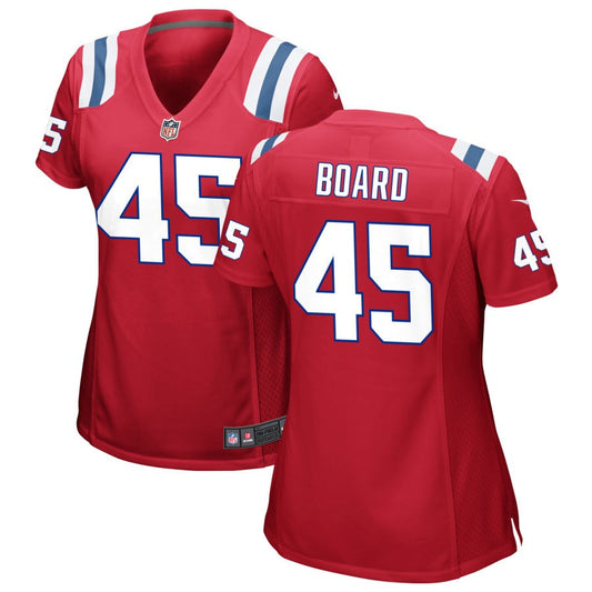 Chris Board New England Patriots Nike Women's Alternate Jersey - Red