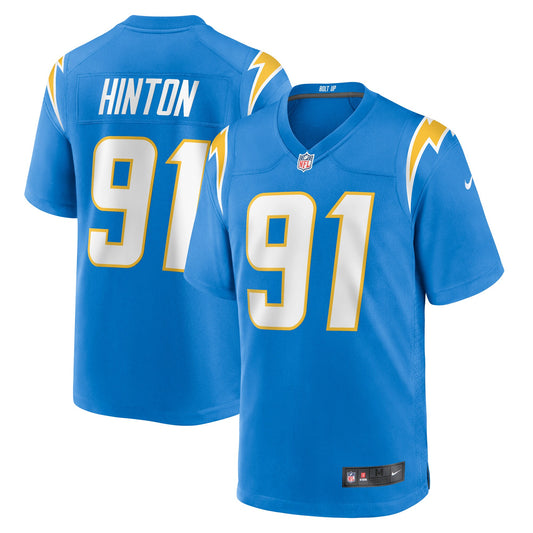 Christopher Hinton Los Angeles Chargers Nike Home Game Player Jersey - Powder Blue