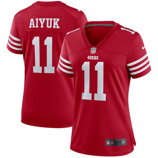 Brandon Aiyuk San Francisco 49ers Nike Women's Player Game Jersey - Scarlet