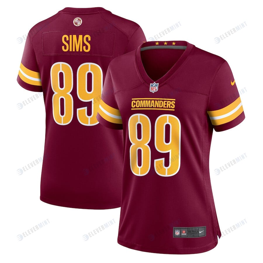 Cam Sims Washington Commanders Women's Game Jersey - Burgundy