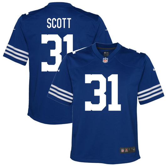 Daniel Scott Indianapolis Colts Nike Youth Alternate Game Jersey - Royal