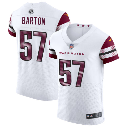 Cody Barton Washington Commanders Nike Vapor Untouchable Elite Jersey - White