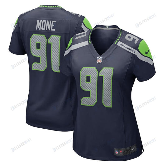 Bryan Mone 91 Seattle Seahawks Women Game Jersey - College Navy