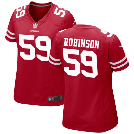 Curtis Robinson San Francisco 49ers Nike Women's Game Jersey - Scarlet