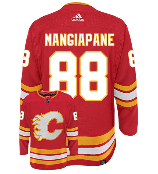 Andrew Mangiapane Calgary Flames Adidas Primegreen Authentic NHL Hockey Jersey