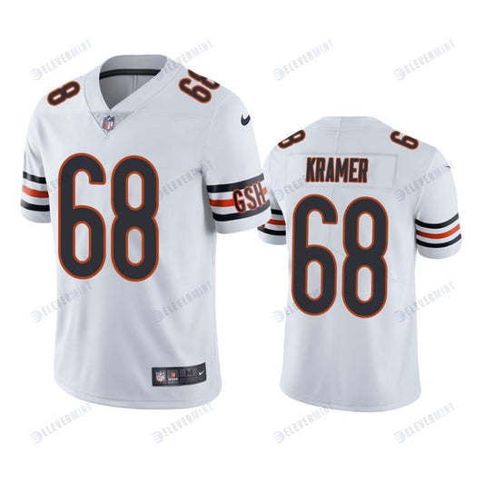 Chicago Bears Doug Kramer 68 White Vapor Limited Jersey