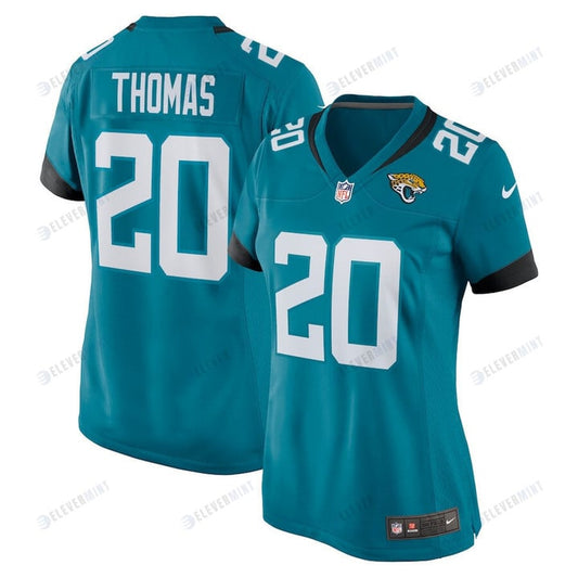 Daniel Thomas 20 Jacksonville Jaguars Women's Game Jersey - Teal