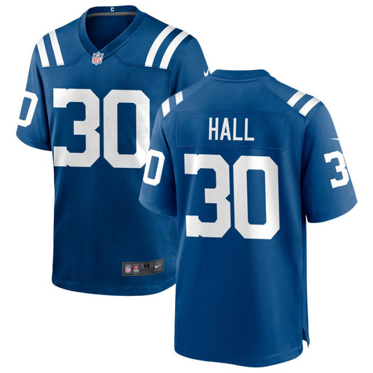 Darren Hall Nike Indianapolis Colts Game Jersey - Royal