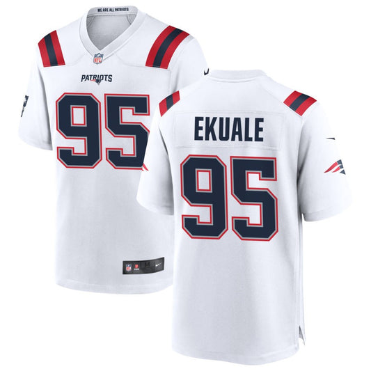 Daniel Ekuale New England Patriots Nike Game Jersey - White