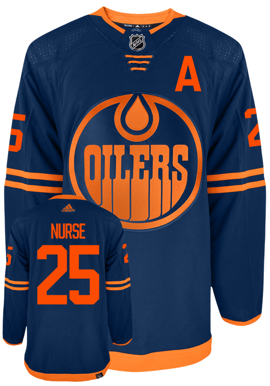 Darnell Nurse Edmonton Oilers Alt Adidas Primegreen Authentic NHL Hockey Jersey