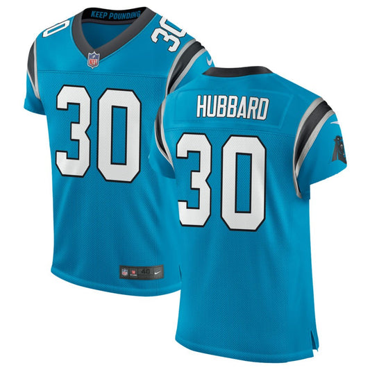 Chuba Hubbard Carolina Panthers Nike Classic Elite Jersey - Blue