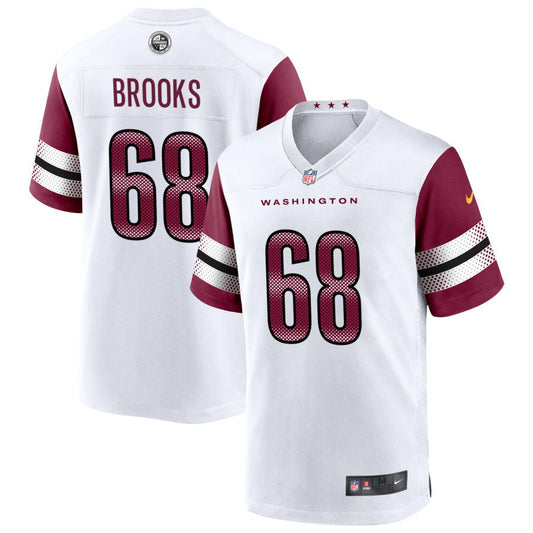 Curtis Brooks Washington Commanders Nike Game Player Jersey - White