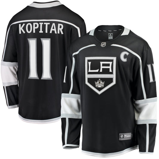 Anze Kopitar Los Angeles Kings Fanatics Branded Home Premier Breakaway Player Jersey - Black