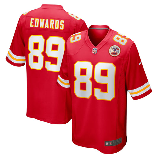 Bryan Edwards Kansas City Chiefs Nike Home Game Player Jersey - Red