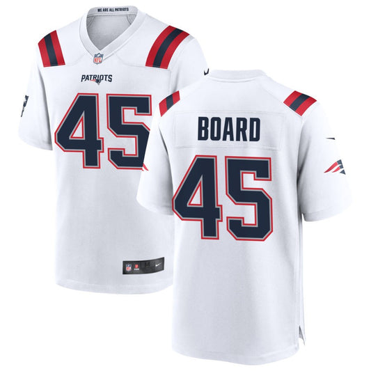 Chris Board New England Patriots Nike Game Jersey - White