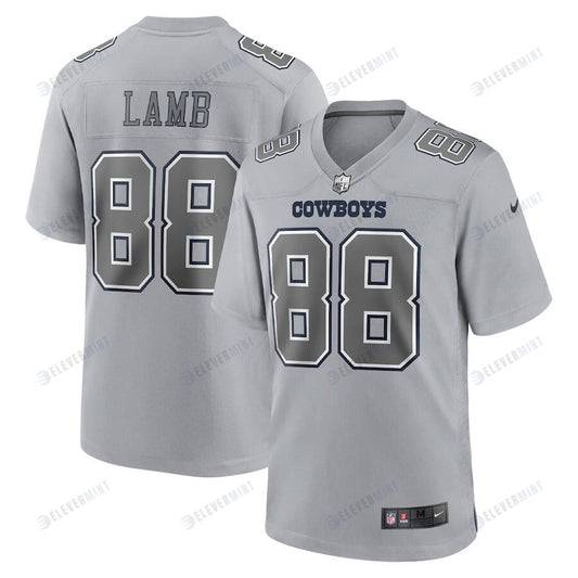 CeeDee Lamb 88 Dallas Cowboys Atmosphere Fashion Game Jersey - Gray