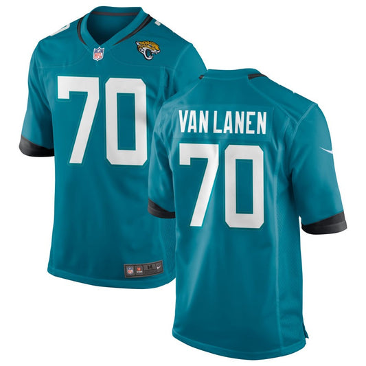 Cole Van Lanen Jacksonville Jaguars Nike Youth Game Jersey - Teal