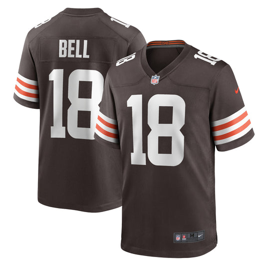 David Bell Cleveland Browns Nike Game Jersey - Brown