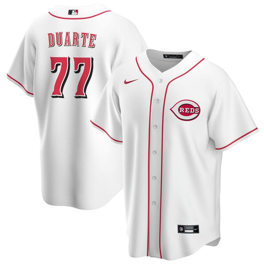 Daniel Duarte Cincinnati Reds Nike Home Replica Jersey - White