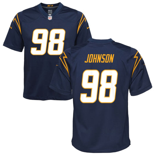 Austin Johnson Los Angeles Chargers Nike Youth Alternate Game Jersey - Navy