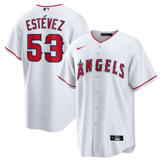 Carlos Est??vez Los Angeles Angels Nike Home  Replica Player Jersey - White