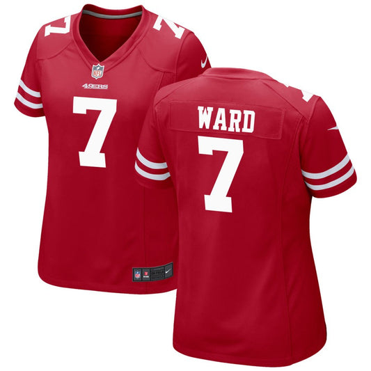 Charvarius Ward San Francisco 49ers Nike Women's Game Jersey - Scarlet