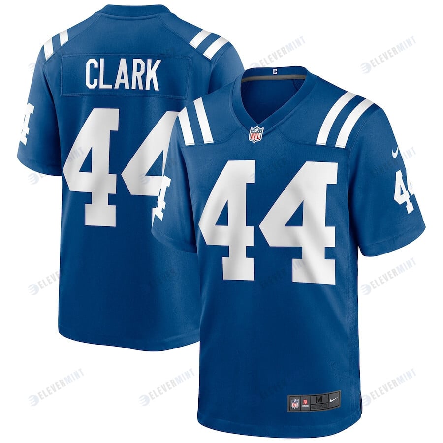 Dallas Clark 44 Indianapolis Colts Men Game Jersey - Royal