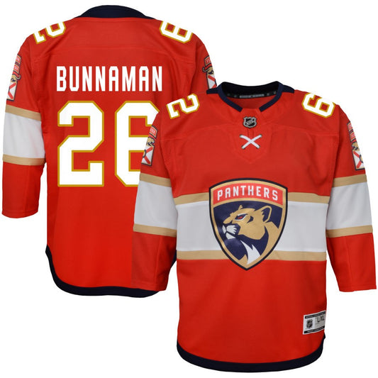 Connor Bunnaman Florida Panthers Youth Home Premier Jersey - Red