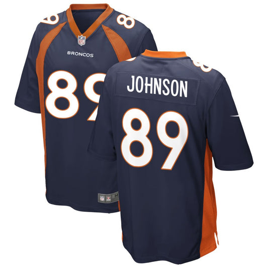 Brandon Johnson Denver Broncos Nike Alternate Game Jersey - Navy