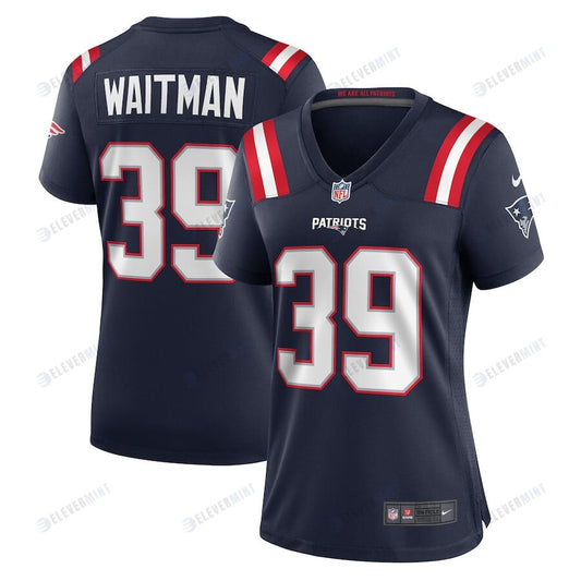 Corliss Waitman 39 New England Patriots Women Team Game Jersey - Navy