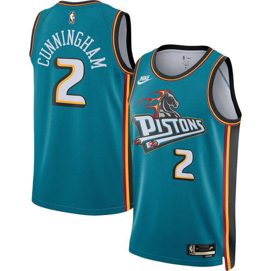 Cade Cunningham Detroit Pistons Nike Swingman Jersey - Classic Edition - Teal