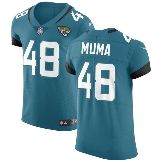 Chad Muma Jacksonville Jaguars Nike Vapor Untouchable Elite Jersey - Teal