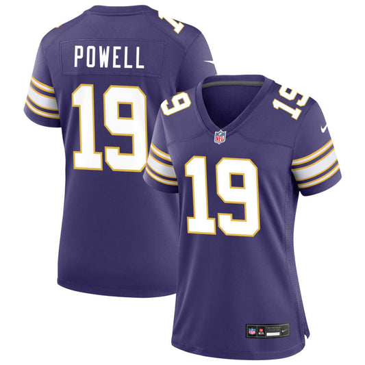 Brandon Powell Minnesota Vikings Nike Women's Classic Game Jersey - Purple