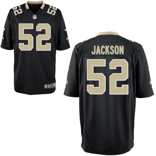 D'Marco Jackson New Orleans Saints Nike Youth Game Jersey - Black