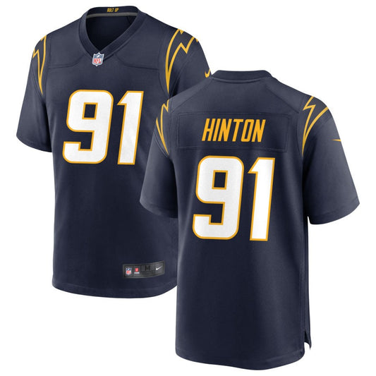 Christopher Hinton Los Angeles Chargers Nike Alternate Game Jersey - Navy