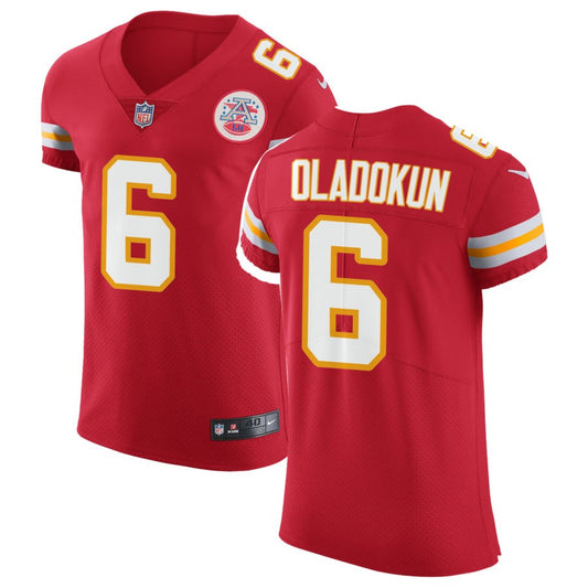 Chris Oladokun Kansas City Chiefs Nike Vapor Untouchable Elite Jersey - Red