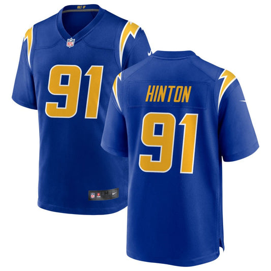 Christopher Hinton Los Angeles Chargers Nike Alternate Game Jersey - Royal