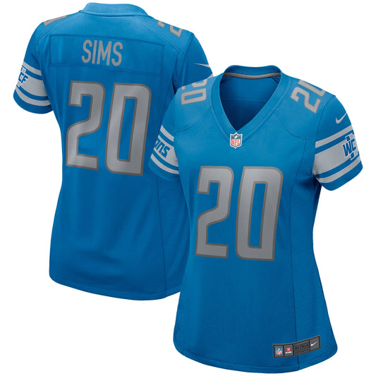 Billy Sims Detroit Lions Nike Women's Game Retired Player Jersey - Blue