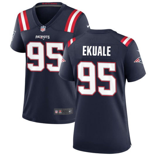 Daniel Ekuale New England Patriots Nike Women's Game Jersey - Navy