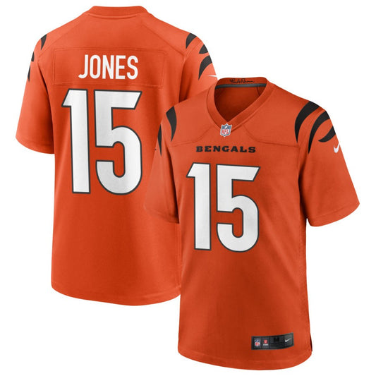 Charlie Jones Cincinnati Bengals Nike Youth Alternate Game Jersey - Orange