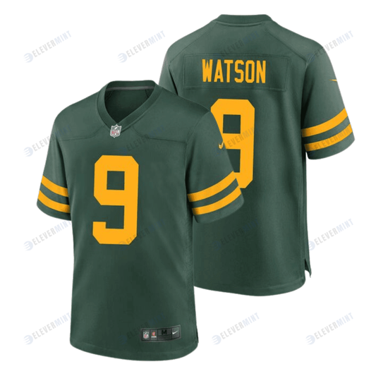 Christian Watson 9 Green Bay Packers 50s Classic Men Game Jersey - Green & Gold