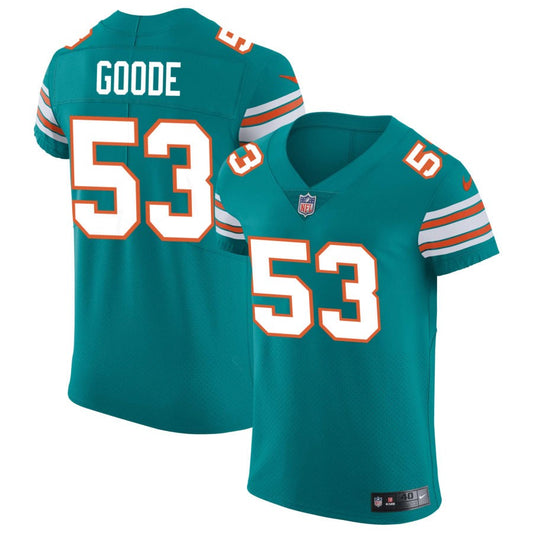 Cameron Goode Miami Dolphins Nike Elite Vapor Untouchable Jersey - Aqua