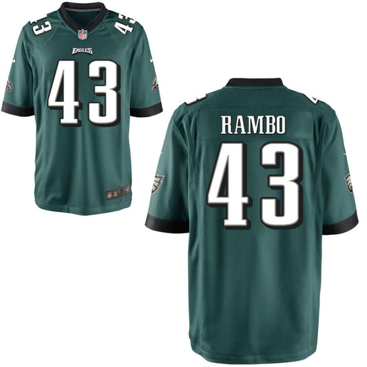 Charleston Rambo Philadelphia Eagles Nike Youth Game Jersey - Midnight Green