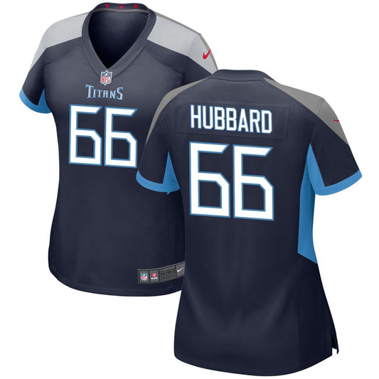 Chris Hubbard Tennessee Titans Nike Women's Game Jersey - Navy