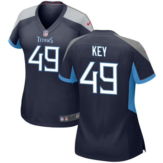 Arden Key Tennessee Titans Nike Women's Game Jersey - Navy