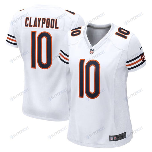 Chase Claypool 10 New York Giants Women Game Jersey - White